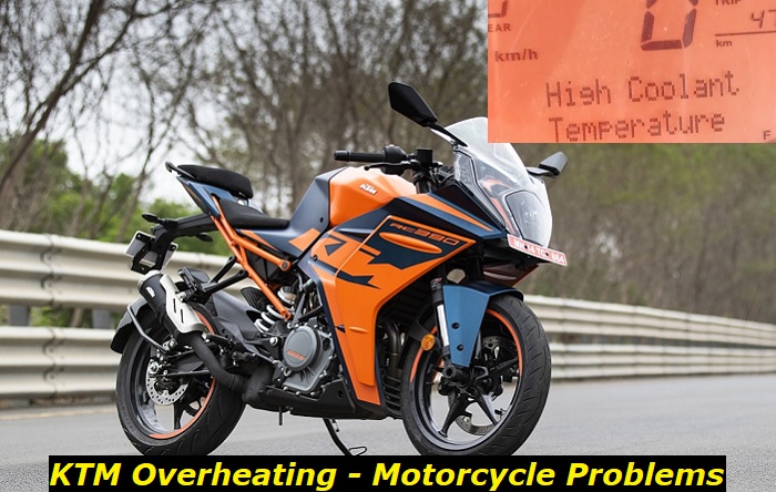 ktm overheating